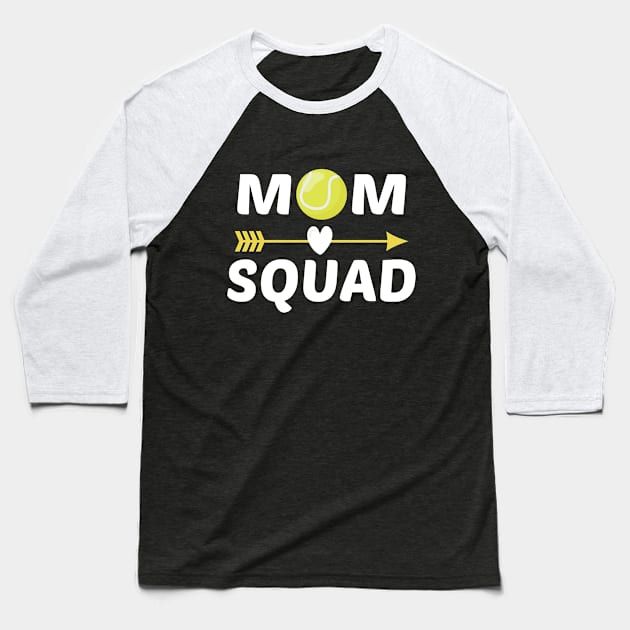 tennis Mom Baseball T-Shirt by othmane4